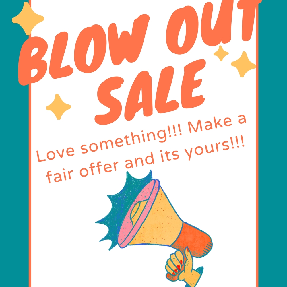 Blow Out Sale Poster